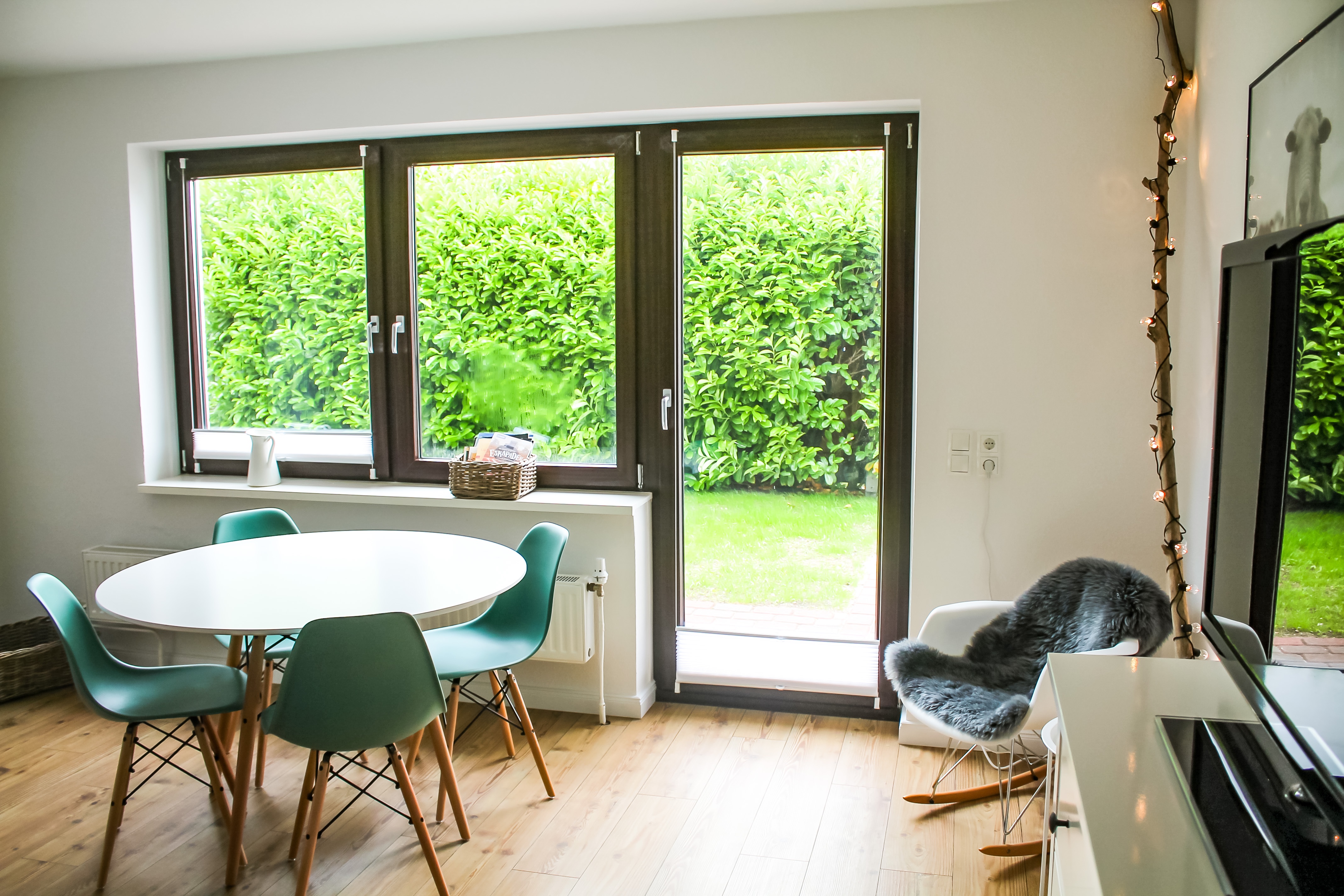 Foto Wohnzimmer, Sicht nach draußen